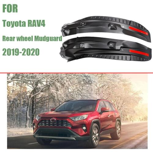 For Toyota RAV4 2019-2020 rear wheel fender special rear door rear wheel fender modification car accessories mudguard 2pcs
