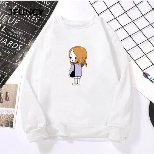 JFUNCY Oversized Woman Hoodies Long Sleeve Women Sweatshirts Harajuku Female Pullover 2021 Fall Casual Streetwear Lady Clothes