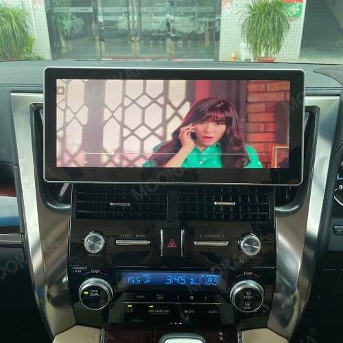 Android 10.0 For Alphard 30 2015-2019 Car GPS Navigation Head Unit Multimedia Player Auto Radio Tape Recorder Stereo IPS