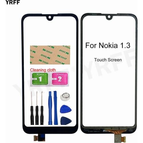 Front Glass Sensor Panel For Nokia 1.3 Touch Screen Digitizer 5.71'' TA-1216 TA-1205 Touch Panel Sensor Replacement
