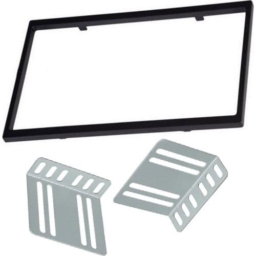 2din Plate Panel DVD Frame Aluminum+plastic Radio Tuner 160*178*53MM for Car Radio Fascia 7018B 7010B 8702 7023D 7010G 7018G