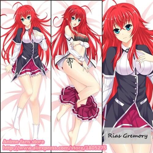 Anime High School DXD Rias Gremory Cute Japanese Pillowcase Pillow Cover Case decorative Hugging Body Bedding