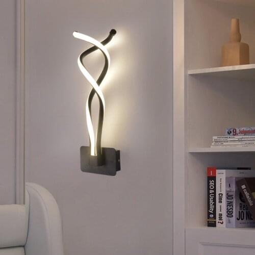 Modern Led Bedroom Living Room Wall Lamp Simple Table Lamp Art Wall Lamp Aisle Corridor Staircase Lamp Study Room Aluminum Lamp