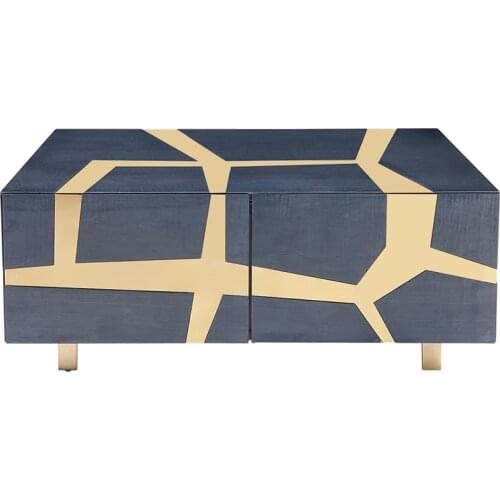 Coffee table TV cabinet combination post modern minimalist creativity square high-end living room designer furniture