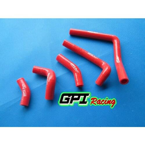 High performance silicone radiator hose FOR Honda CR250 CR250R 2003-2008 07 RED