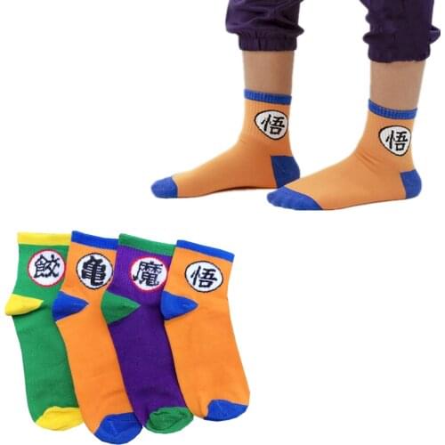 Japanese anime funny crew socks Harajuku street fashion cartoon trend casual printed socks