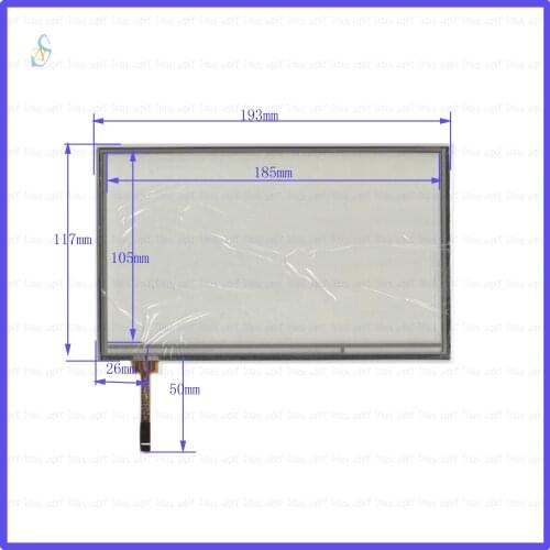 ZhiYuSun LXH-TPM049-8.0 this is compatible 4 wire resistive USB touch panel overlay kit digital product