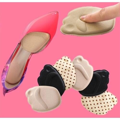 1Pair Insoles for Shoes Women High Heels Foot Cushions Adjust Size Anti-slip Sole Insert Liner Grips Pain Relief Foot Protector