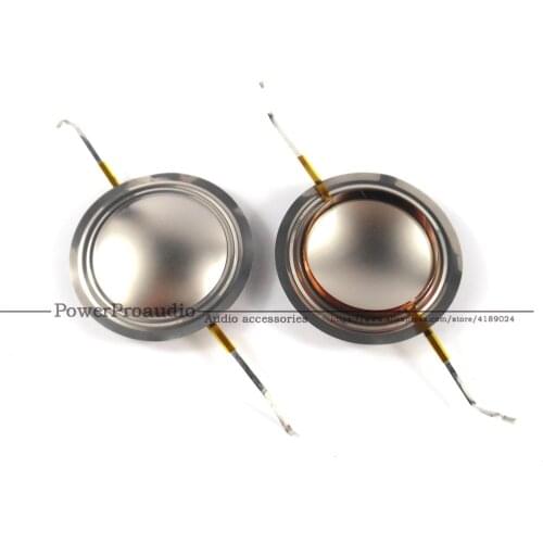 2PCS 34.4mm 34.5 Core Treble Voice Coil Titanium Film Diaphragm Copper Clad Auminum Coil Commonly Speaker Repair film 1 Pairs