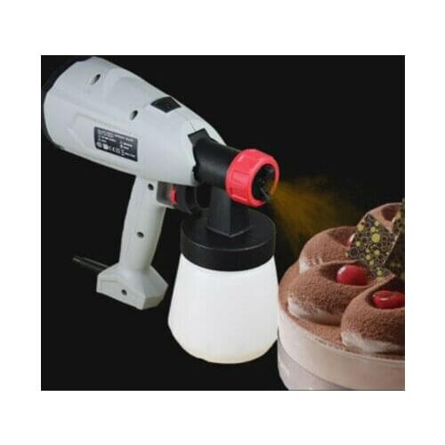 220V 800ml Electric Mousse chocolate cake sprayer Cake sandblasting machine
