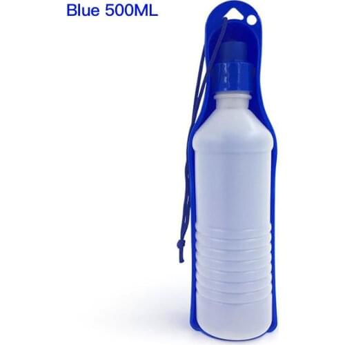 250ML/500ML Portable Pet Water Bowl For Dogs Cats Foldable Feeding Drinking Bottle Outdoor Water Feeder Pet Supplies For