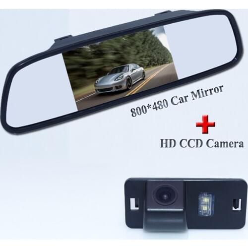 Promotion Night Vision Car SONY CCD Rear View Camera With LCD Car Monitor Camera for BMW 1357 series X3 X5 X6 Z4 E39 E53 E46