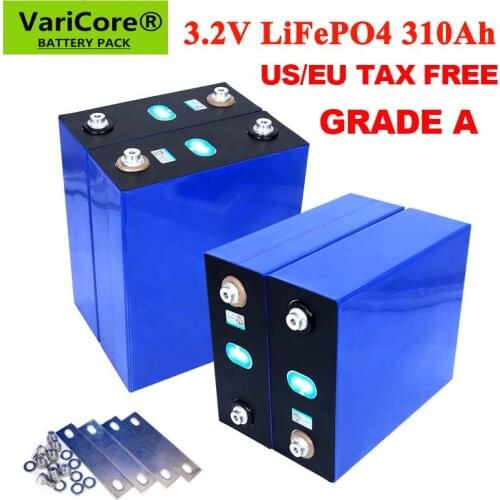 VariCore 3.2V 310Ah lifepo4 battery DIY 12V 24V 310AH Rechargeable battery pack for Electric car RV Solar Energy storage system