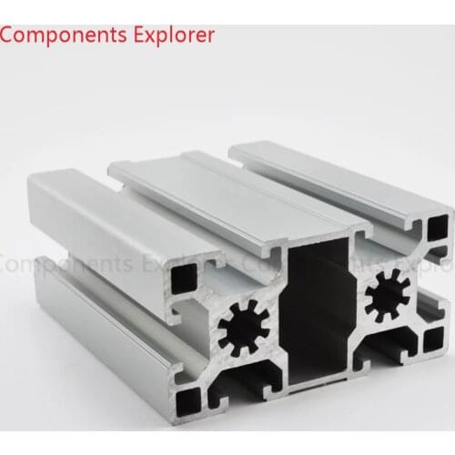 Arbitrary Cutting 1000mm 4590 Aluminum Extrusion Profile,Silvery Color