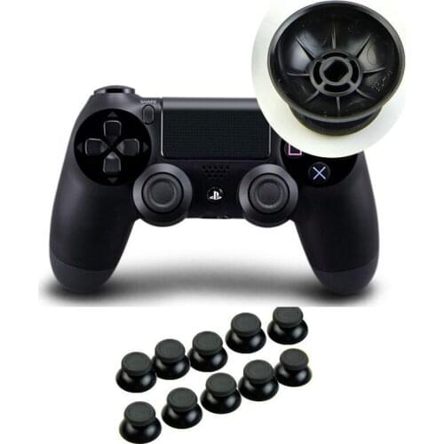 10Pcs Premium Replacement Controller Analog Thumbsticks Thumb Stick Caps Cover for Sony PS4
