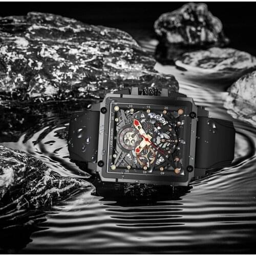 2021 New Men Watches LIGE Top Brand Luxury Waterproof Quartz Square Watch For Men Date Sport Hollow Clock Male Relogio Masculino