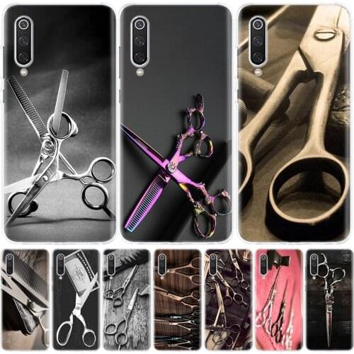 Hair Stylist Scissors Brush Phone Case for Xiaomi Redmi Note 10 9 9S 8 8T 7 9A 9C 8A 7 7A 6A S2 K20 K30 Pro Fashion Cover Capa