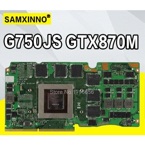 G750JS Video card GTX870M For Asus G750JS G750JM G750JW Mainboard G750JS VGA Graphic card G750JS Video card test 100% OK