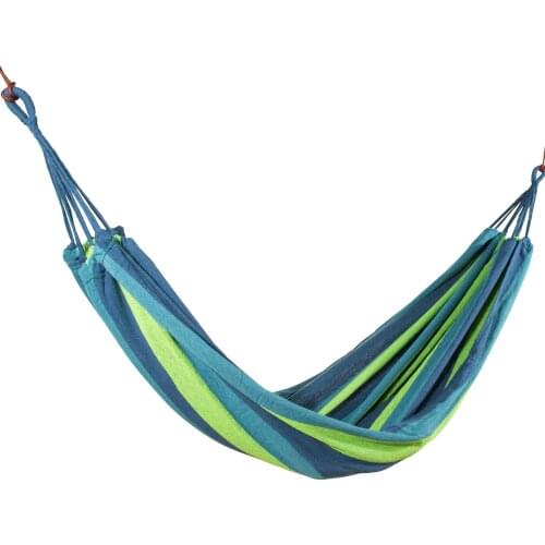 Portable Rollover Hammock Folding Striped Hanging Chair Large Hammock For 1-2 Person Outdoor Home Camping Leisure Anti-Rollover