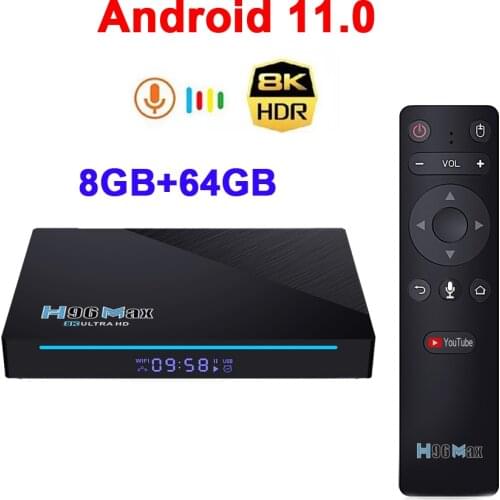 H96 MAX RK3566 Quad Core Smart TV Box Android 11.0 8GB 64GB 8K Media player H96 MAX-3566 TVBOX Set top box 4GB 32GB