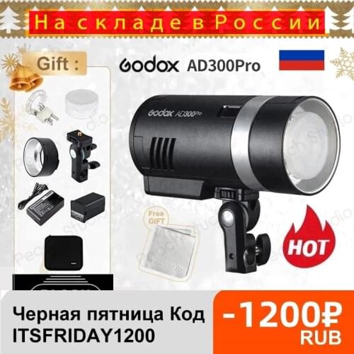 Godox AD300Pro TTL Pocket Flash Kit for Canon Nikon DSLR for photography studio Accessories tiktok youtube live PK AD200Pro