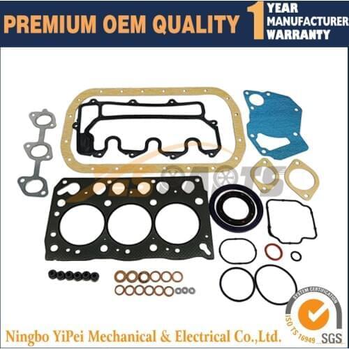 3LB1 Engine Gasket Kit for Hitachi EX55 16N 17NE 17N for Isuzu 3LB1