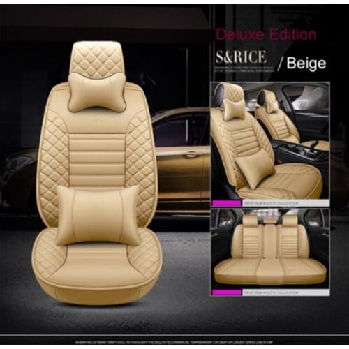 WLMWL Leather Car Seat Cover for Volkswagen All Models polo golf 7 tiguan touran jetta CC beetle vw car accessories Car-Styling