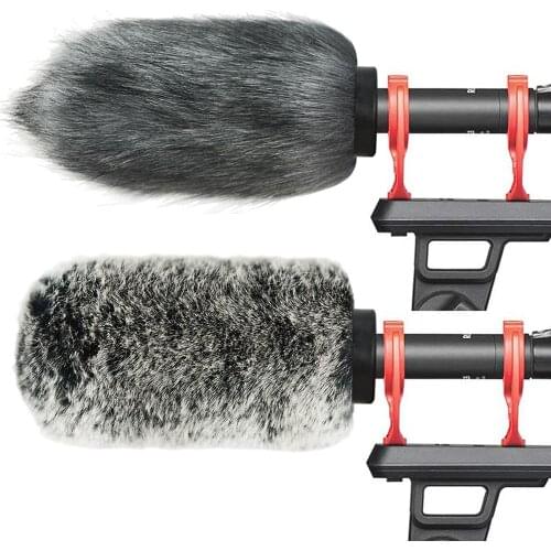 Microphone Furry Rigid Windscreen Muff Mic Wind Cover Fur Filter Outdoor Microphone Windscreen for Rode NTG5