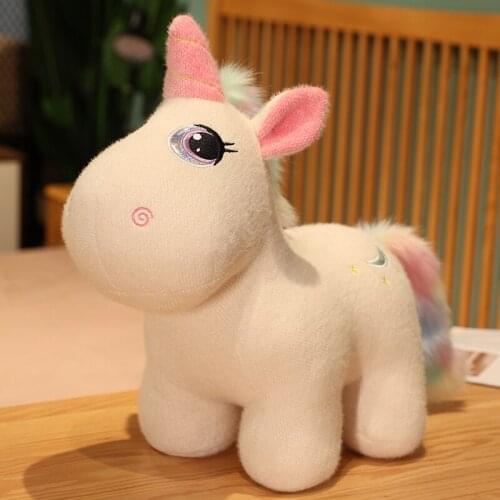 1pc 50/60CM Cute Unicorn Plush Toy Stuffed Cartoon Fat Unicorn Doll Soft Sleep Room Pillow For Children Girls Birthday Gifts