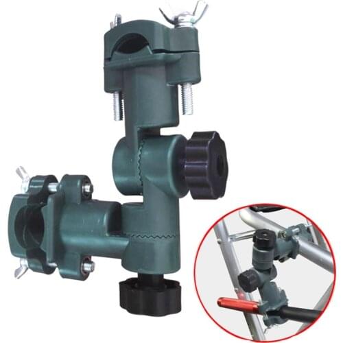 Multi-function Fishing Tools Accessory Fishing Rod Umbrella Chair Universal Connector Turret Bracket Bait Tray Holder Equipment