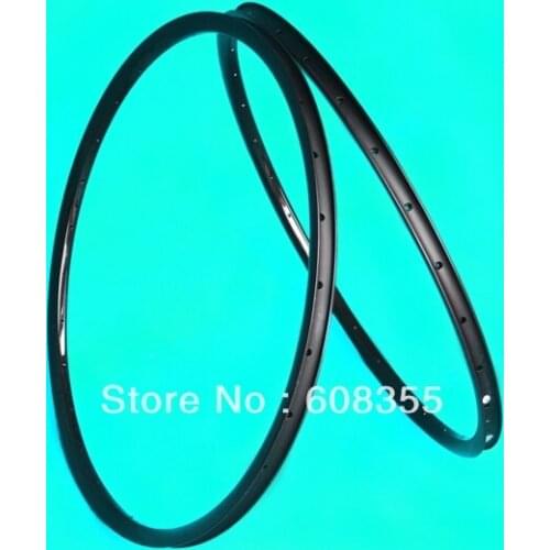 Full Carbon 650B MTB Mountain Bike Clincher Wheel Rim 27.5" HOLES : 28 ,28