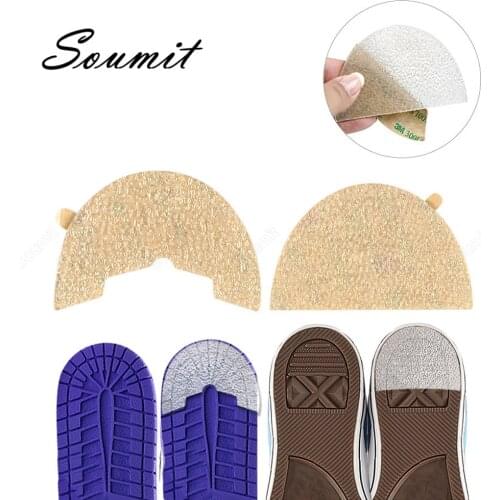 Shoes Self Adhesive Soles Sticker for Wear-resistant Outsoles Shoe Heel Protector Women Man Sneakers Anti-Slip Sticker Shoes Pad