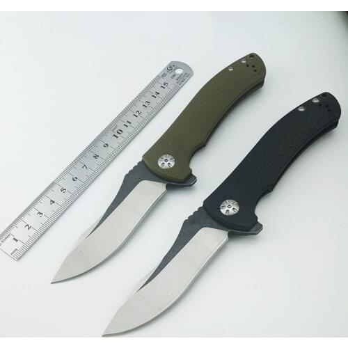Tactical Knife Ball Bearing Folding Knife High Quality Hunting camping Knife D2 Blade G10 Handle 4 Color Choose