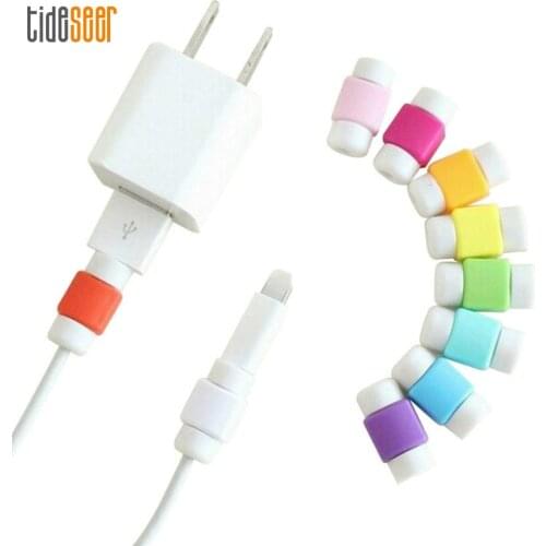 Universal Saver USB Cable Protector Sleeve Phone Charger Wire Cord Protection Cover Silicone for iPhone Line Protective 2000pcs