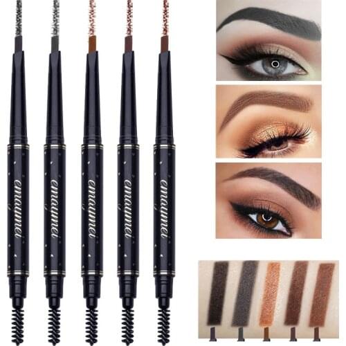 5 Color Waterproof Eyebrow Pencil Long Lasting Eye Brow Makeup Pen 3D Natural Easy To Color for Eyebrows Enhancers Tint Cosmetic
