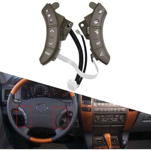 High Quality 84247-58010-C0 For Toyota Highlander Land Cruiser Camry Sequoia Tundra GX470 Steering Wheel Controls Switch Button