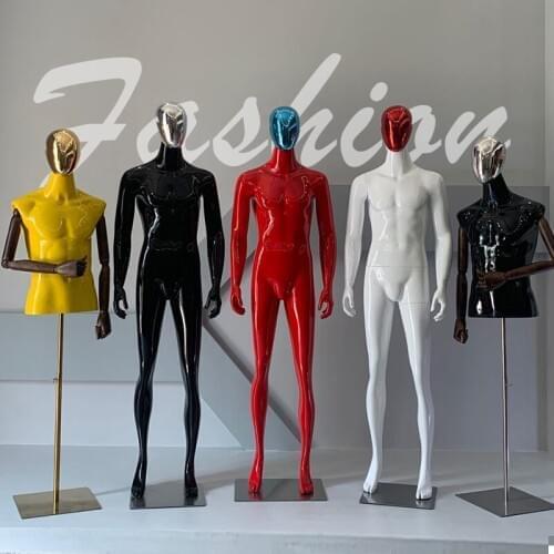 Top Grade Individual Color Mens Clothing Model Props Full Body Mannequin