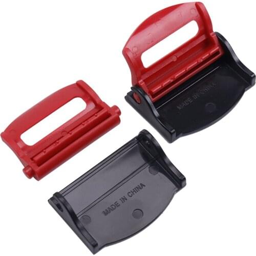 2PCS Safety Seat Belt Buckle Clip Seatbelt Stopper Adjuster Clip Universal Seat Belt Fixing Clips
