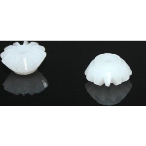 10/100pcs 12T 2.45 hole for 2.5mm axle bevel gears/helical gears/right angle plastic gear/DIY model transmission S122.5A