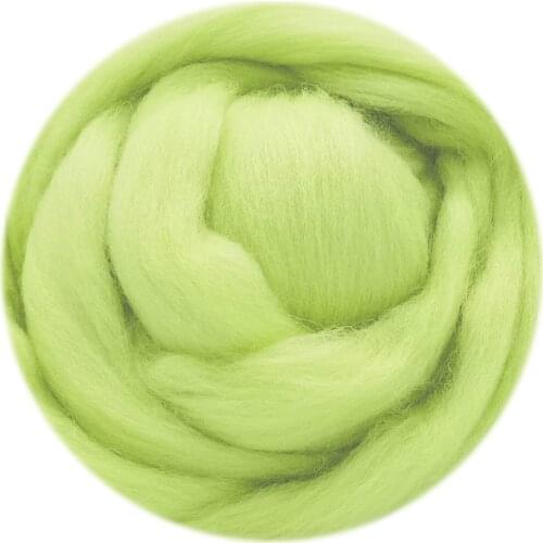 100g Wool 19 Microns Needle Felting Wool Super Soft Natural Wool Wool Roving Hand Dyed Wool Needle and Wet Felting Supplies (30)