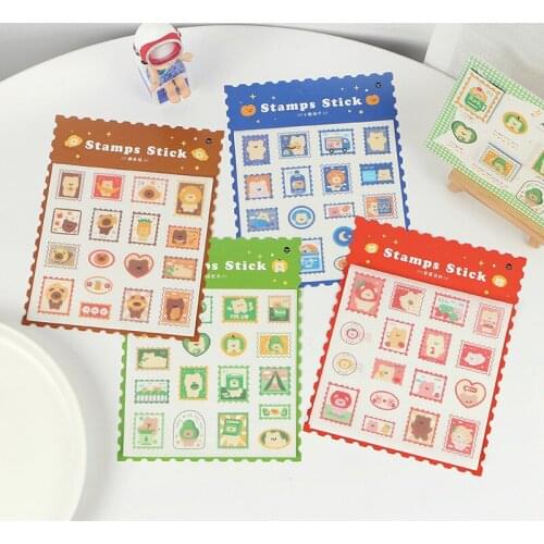 8pakcs/LOT facade postman Creative decoration DIY sticker masking washi sticker