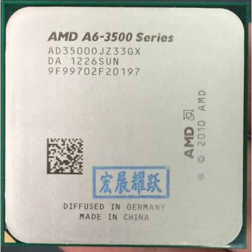 AMDAMD A4-Series A6-3500 A6 3500 CPU 100% working properly Desktop Processor 100% working properly Desktop Processor