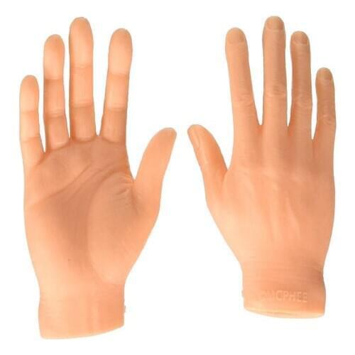 Freeship New Fun Mini rubber finger hand puppet set of 2,4,6,12 left right finger toys favors for party bag pinata stock fillers
