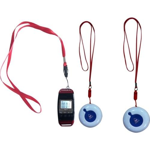 MEEYI/Y650/Y-A1 Wireless Nursing Pager, Home Nurse Call System, Easy Press, 5 Levels of Volume, Three Reminders, Alarm Receiver