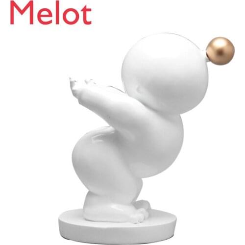 Personalized Creative Character Abstract Sculpture High-End Luxury Living Room Home Office Surface Panel Nordic Decorations