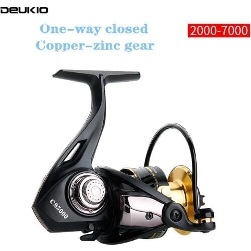 Sealed waterproof Fishing reel Silent bearing Spinning Tools Metal Feeder Rock Surfcast Coil Wheels Carp Saltwater Sea Boat 1000