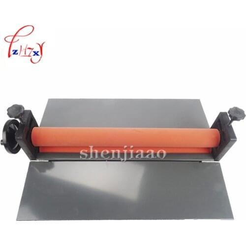 Manua NEW Heavy 25"Laminating Machine Photo Vinyl Protect Rubber Cold Mounting Laminator Office Equipment