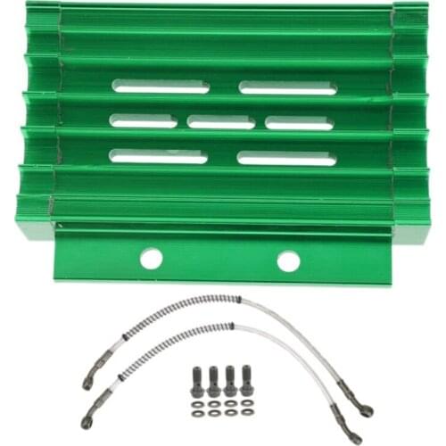 Motorcycle Oil Cooler Oil Radiator Kit Aluminum Alloy for 50CC 70CC 110CC 150CC 250CC Motorcycle ATV PIT BIKES