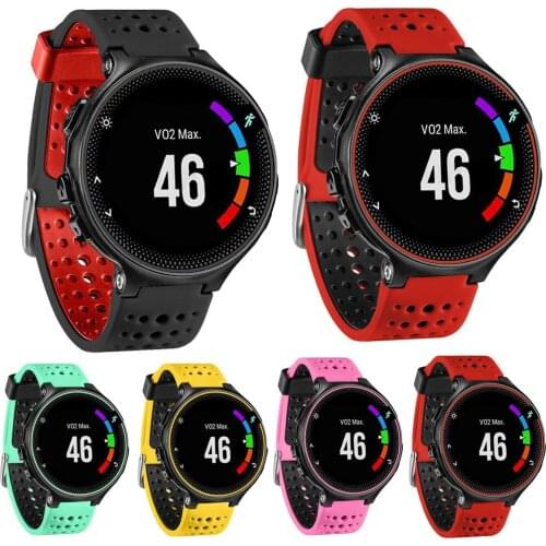 Soft Silicone Strap Replacement Watch Band For Garmin Forerunner 230/235/220 Watch 22mm Width High Quality