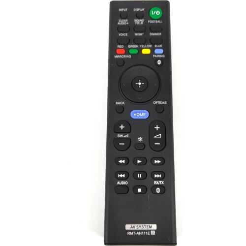 NEW RMT-AH111E for Sony Sound bar Home Theatre System Remote Control for HT-ST5 HT-XT1 HT-CT290 HT-CT291 HT-NT3 SA-CT390